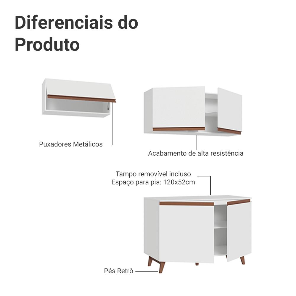 Foto 5 pulgar | Cocina Integral Completa Modular Madesa Reims 190cm Bb 08