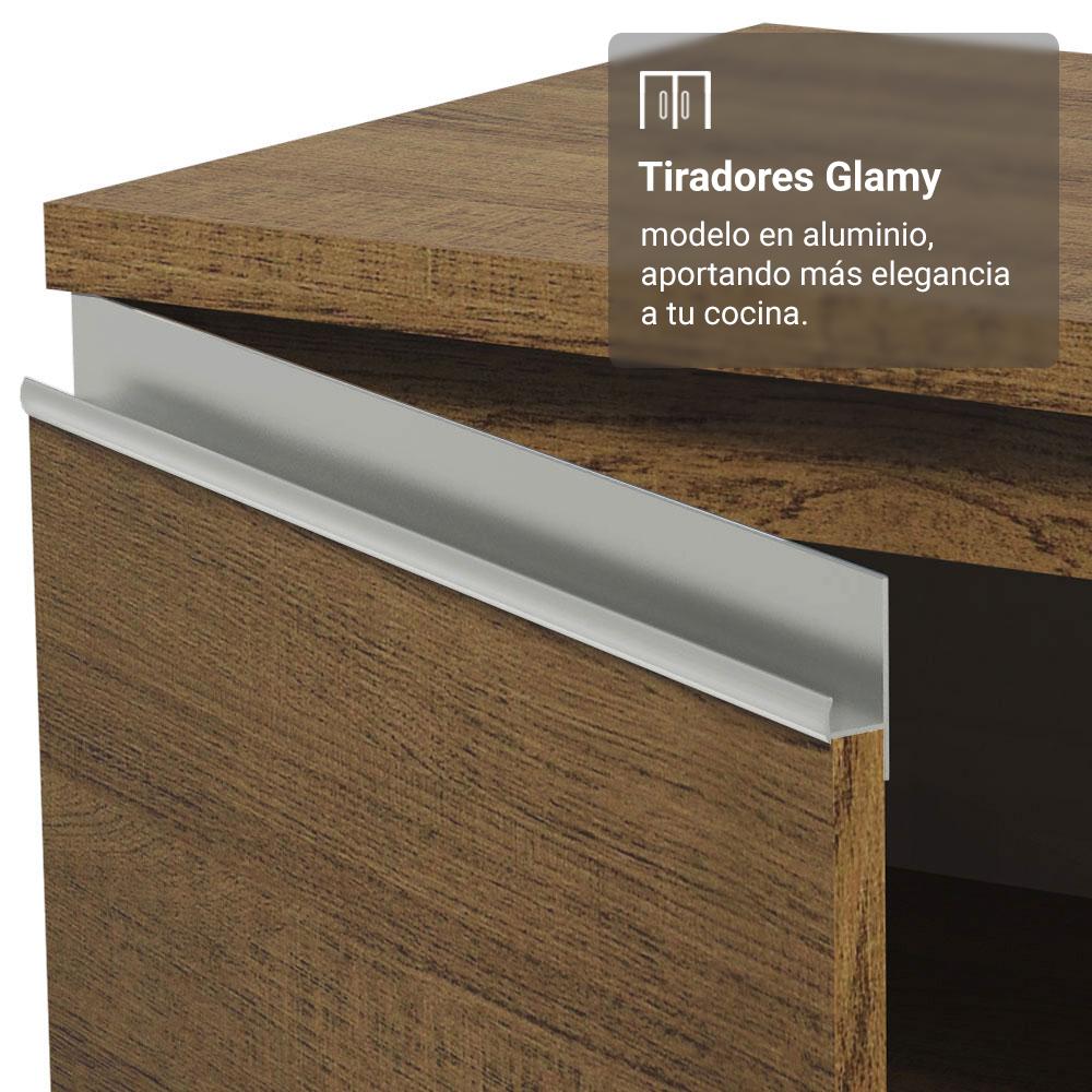 Foto 7 pulgar | Cocina Integral Completa Armario De Vidrio Madesa Glamy Mm 2