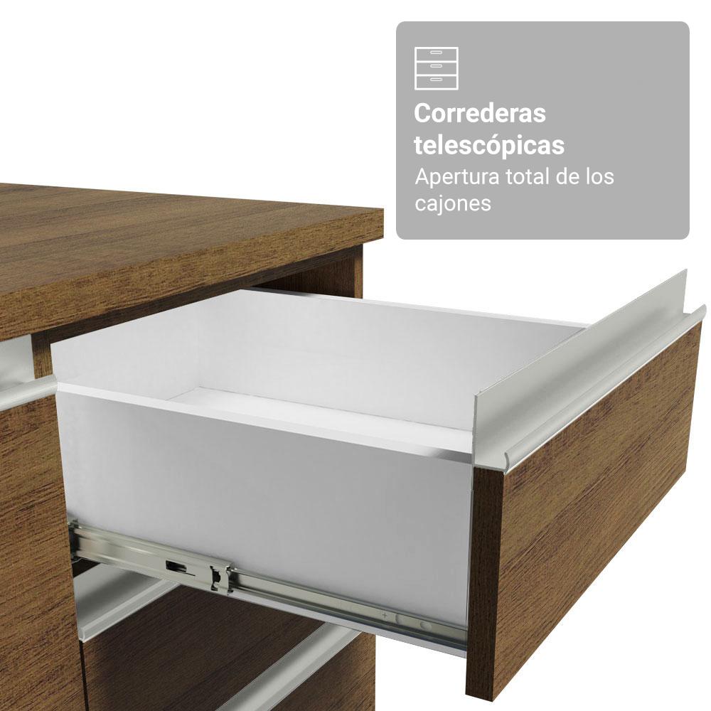 Foto 8 pulgar | Cocina Integral Completa Armario De Vidrio Madesa Glamy Mm 2