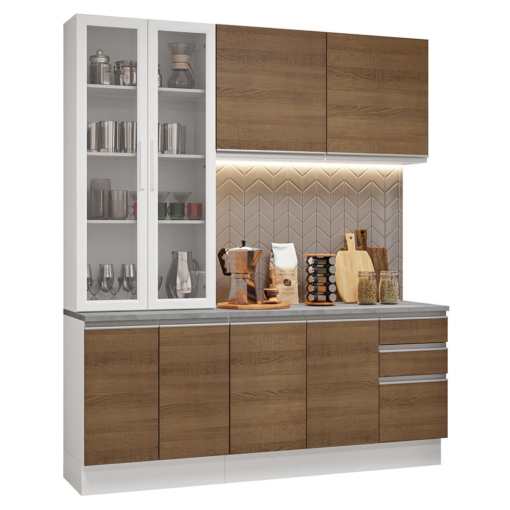 Foto 1 | Cocina Integral Completa Armario De Vidrio Madesa Glamy Bm 5