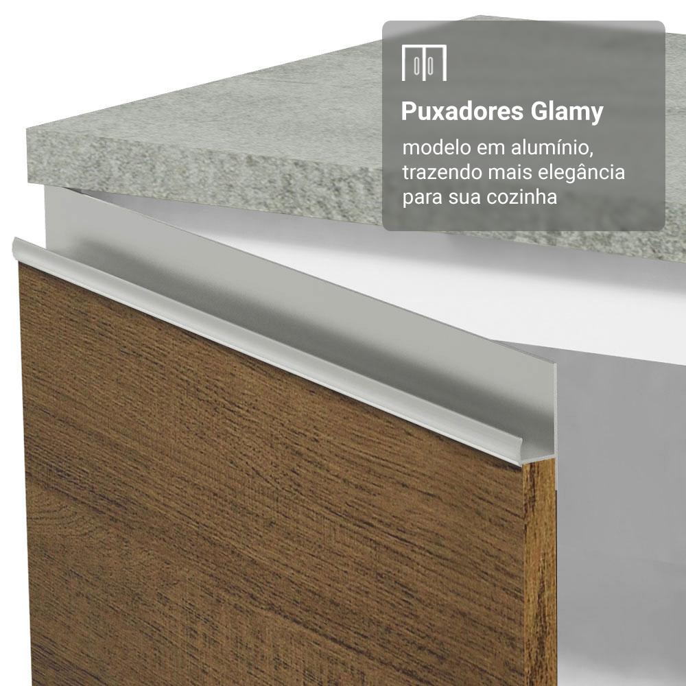 Foto 7 pulgar | Cocina Integral Completa Armario De Vidrio Madesa Glamy Bm 5