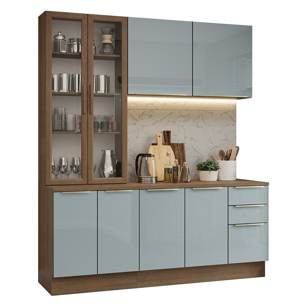 Foto 1 | Cocina Integral Completa Armario De Vidrio Madesa Lux Mg 02