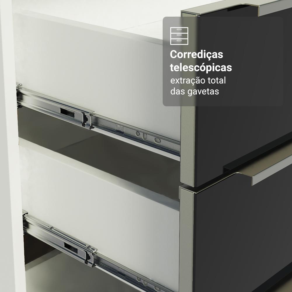 Foto 7 pulgar | Cocina Integral Completa Armario De Vidrio Madesa Lux Bn 02