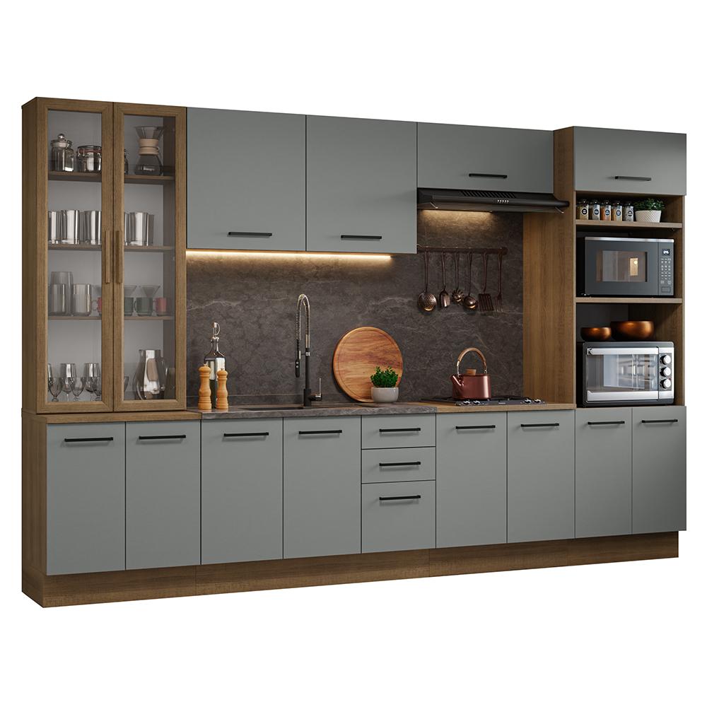 Foto 2 pulgar | Cocina Integral Completa Modular Madesa Agata 340cm Mg 2