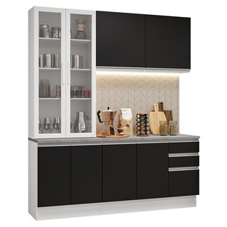 Foto 1 | Cocina Integral Completa Armario De Vidrio Madesa Glamy Bn 5
