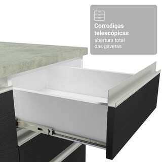 Foto 7 | Cocina Integral Completa Armario De Vidrio Madesa Glamy Bn 5