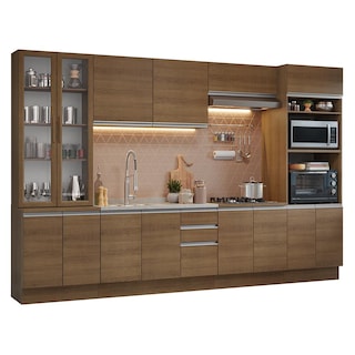 Foto 1 | Cocina Integral Completa Armario De Vidrio Madesa Glamy Mm 1