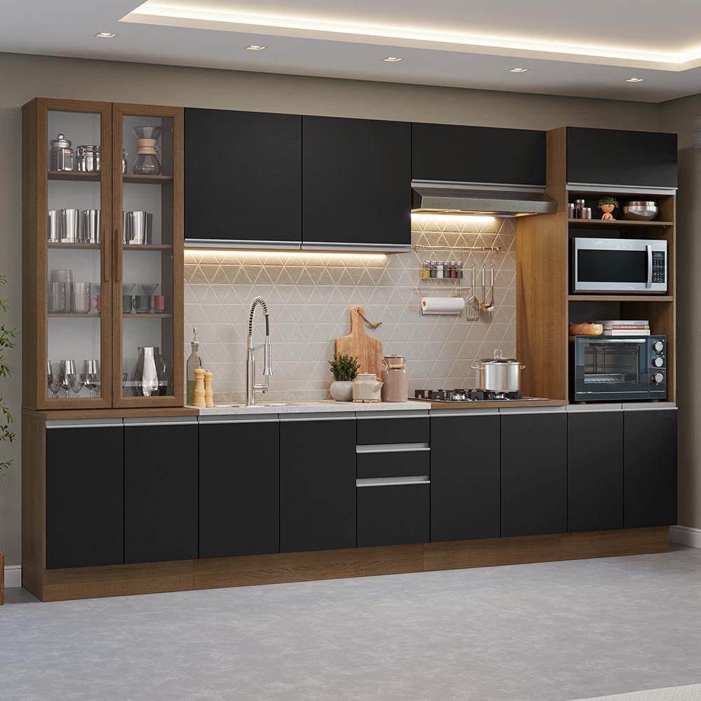 Foto 2 | Cocina Integral Completa Armario De Vidrio Madesa Glamy Mn 1