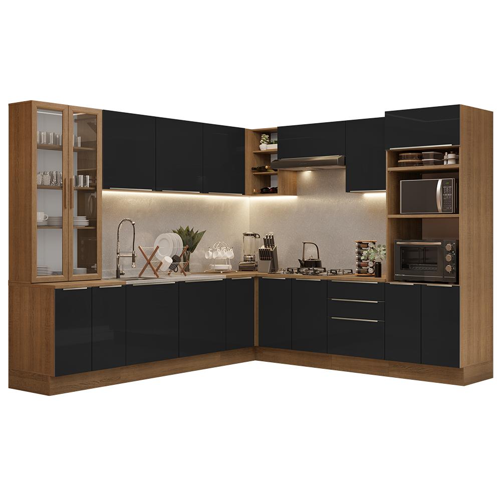 Foto 1 | Cocina Integral Completa Armario De Vidrio Madesa Mn 01