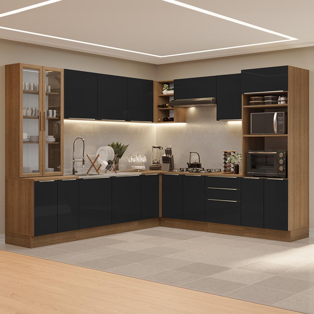 Foto 2 | Cocina Integral Completa Armario De Vidrio Madesa Mn 01