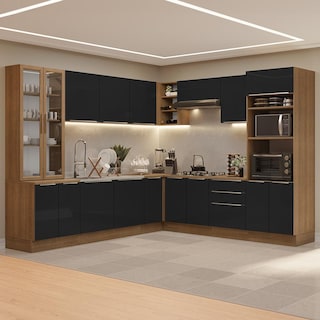 Foto 2 | Cocina Integral Completa Armario De Vidrio Madesa Mn 01