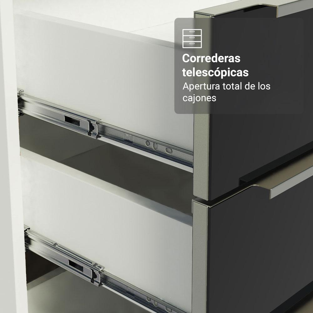 Foto 7 | Cocina Integral Completa Armario De Vidrio Madesa Lux Bn 03