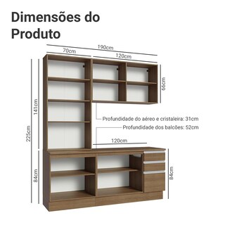 Foto 3 | Cocina Integral Completa Modular Madesa Glamy 190cm Mm 05