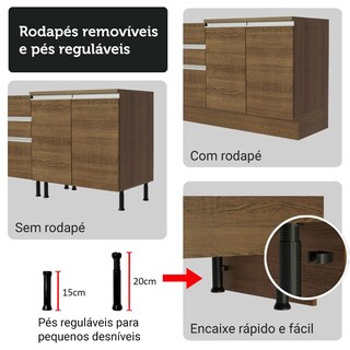 Foto 8 | Cocina Integral Completa Modular Madesa Glamy 190cm Mm 05
