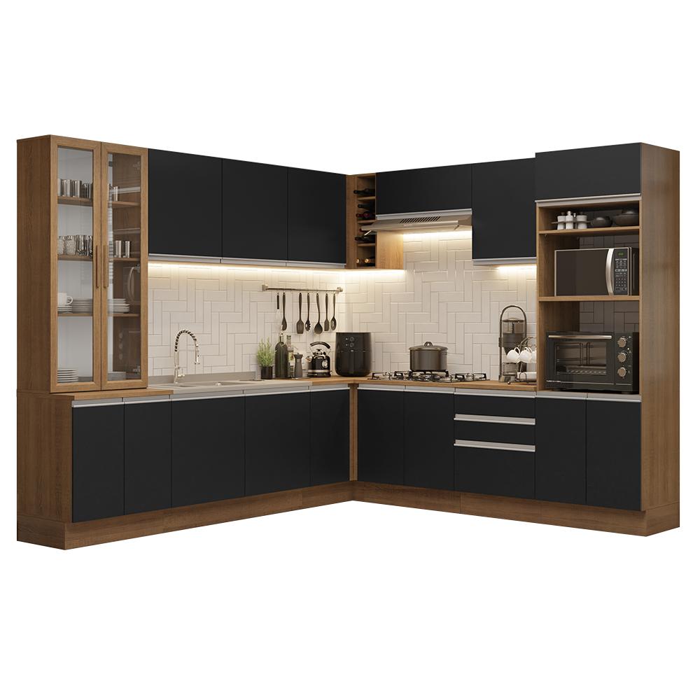 Foto 1 | Cocina Integral Completa Armario De Vidrio Madesa Lux Mn 01