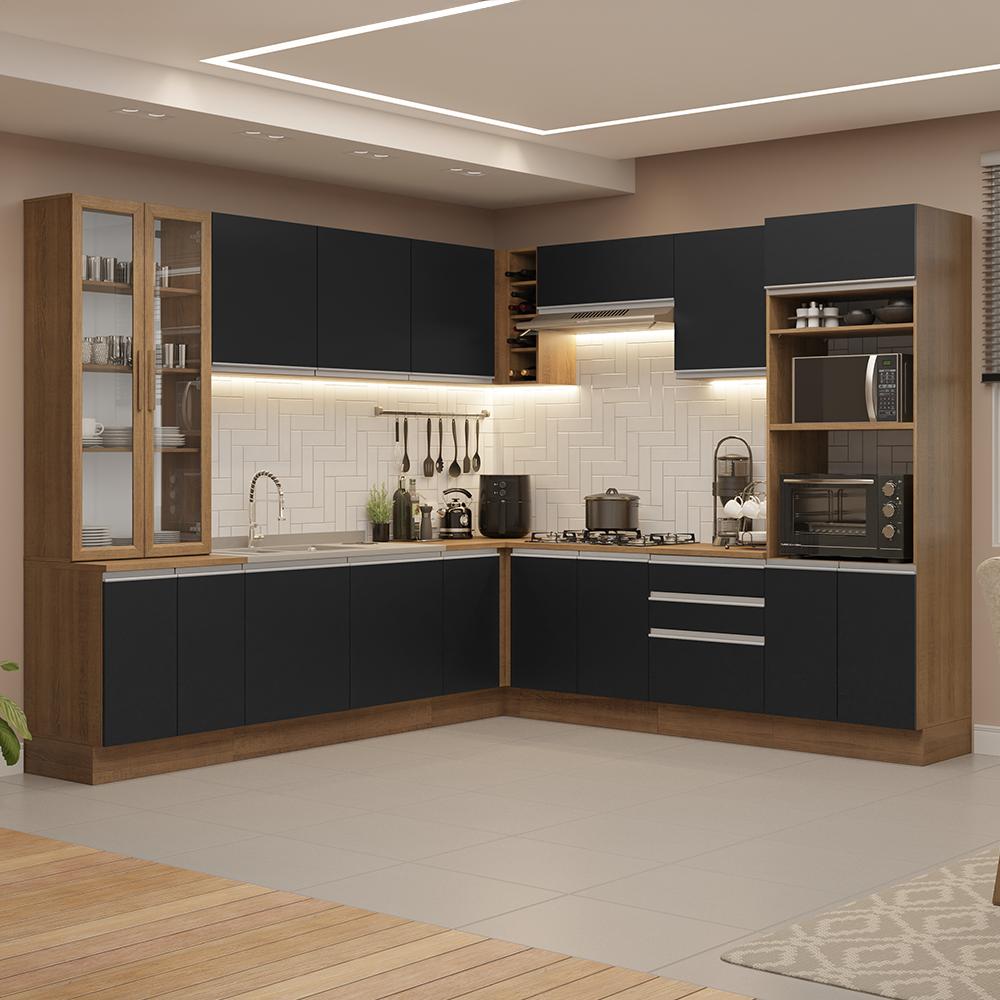 Foto 2 | Cocina Integral Completa Armario De Vidrio Madesa Lux Mn 01