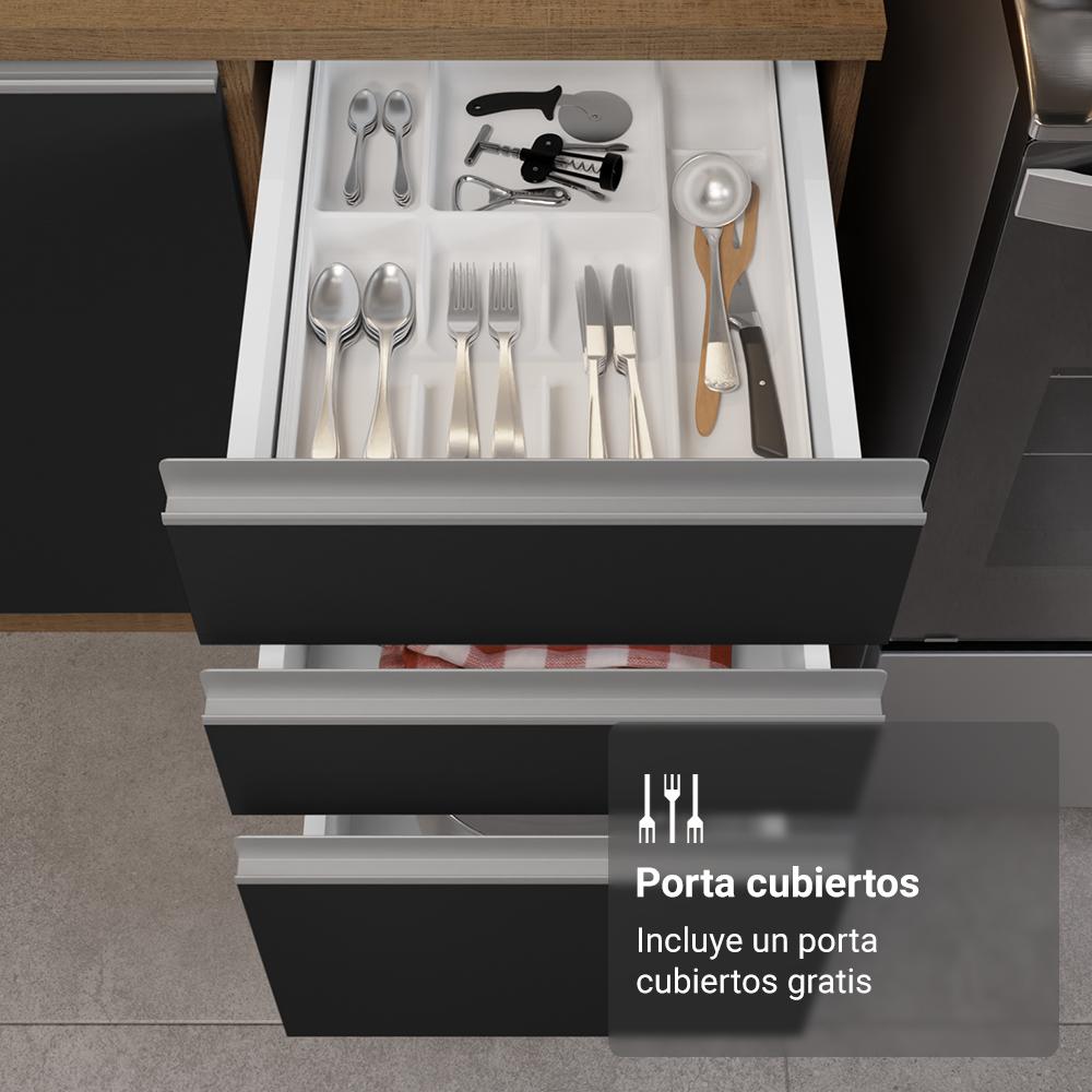 Foto 9 pulgar | Cocina Integral Completa Armario De Vidrio Madesa Lux Mn 01