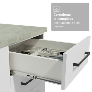 Foto 7 | Cocina Integral Completa Armario De Vidrio Madesa Agata Bc 12