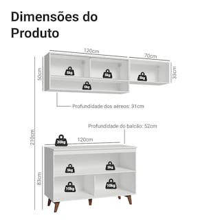 Foto 3 | Cocina Integral Completa Modular Madesa Reims 190cm Bb 07