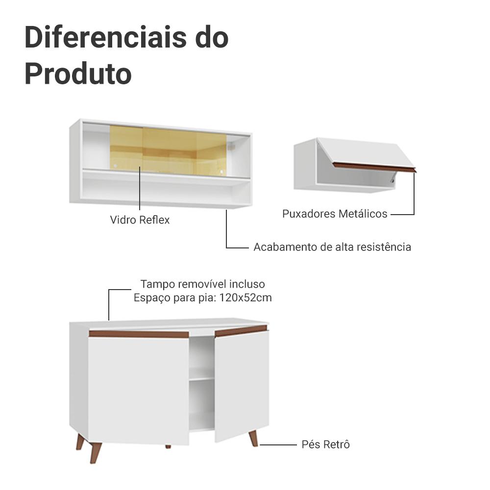 Foto 5 pulgar | Cocina Integral Completa Modular Madesa Reims 190cm Bb 07