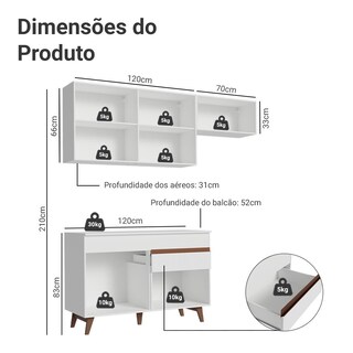 Foto 3 | Cocina Integral Completa Modular Madesa Reims 190cm Bb 04