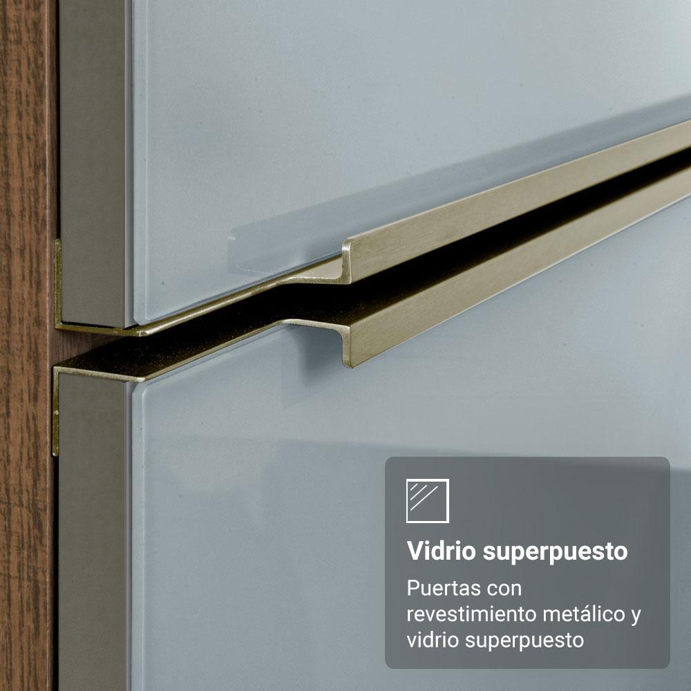 Foto 7 pulgar | Cocina Integral Completa Armario De Vidrio Madesa Lux Mg 03