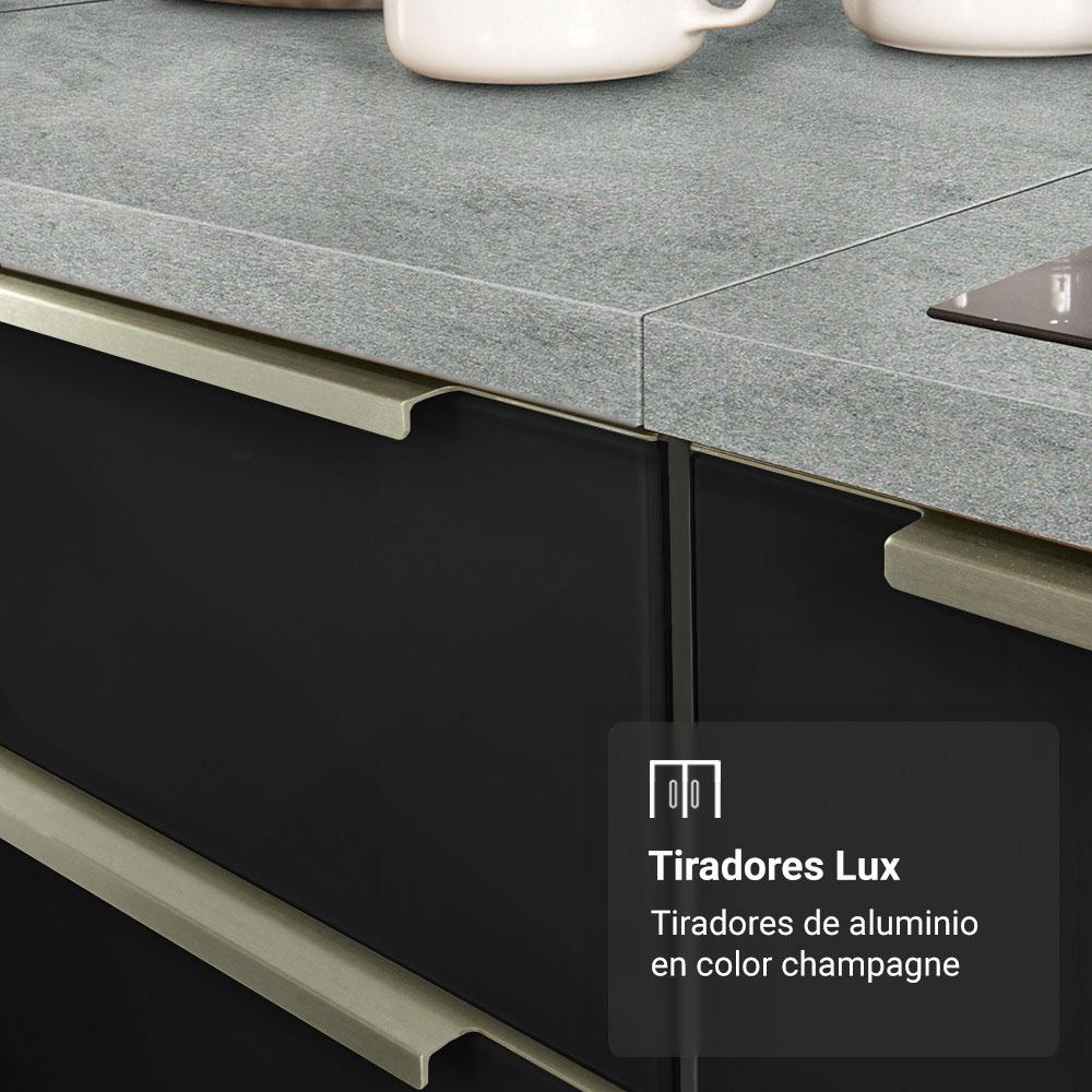Foto 7 pulgar | Cocina Integral Completa Armario De Vidrio Madesa Lux Bn 04