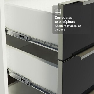 Foto 7 | Cocina Integral Completa Armario De Vidrio Madesa Lux Bn 04