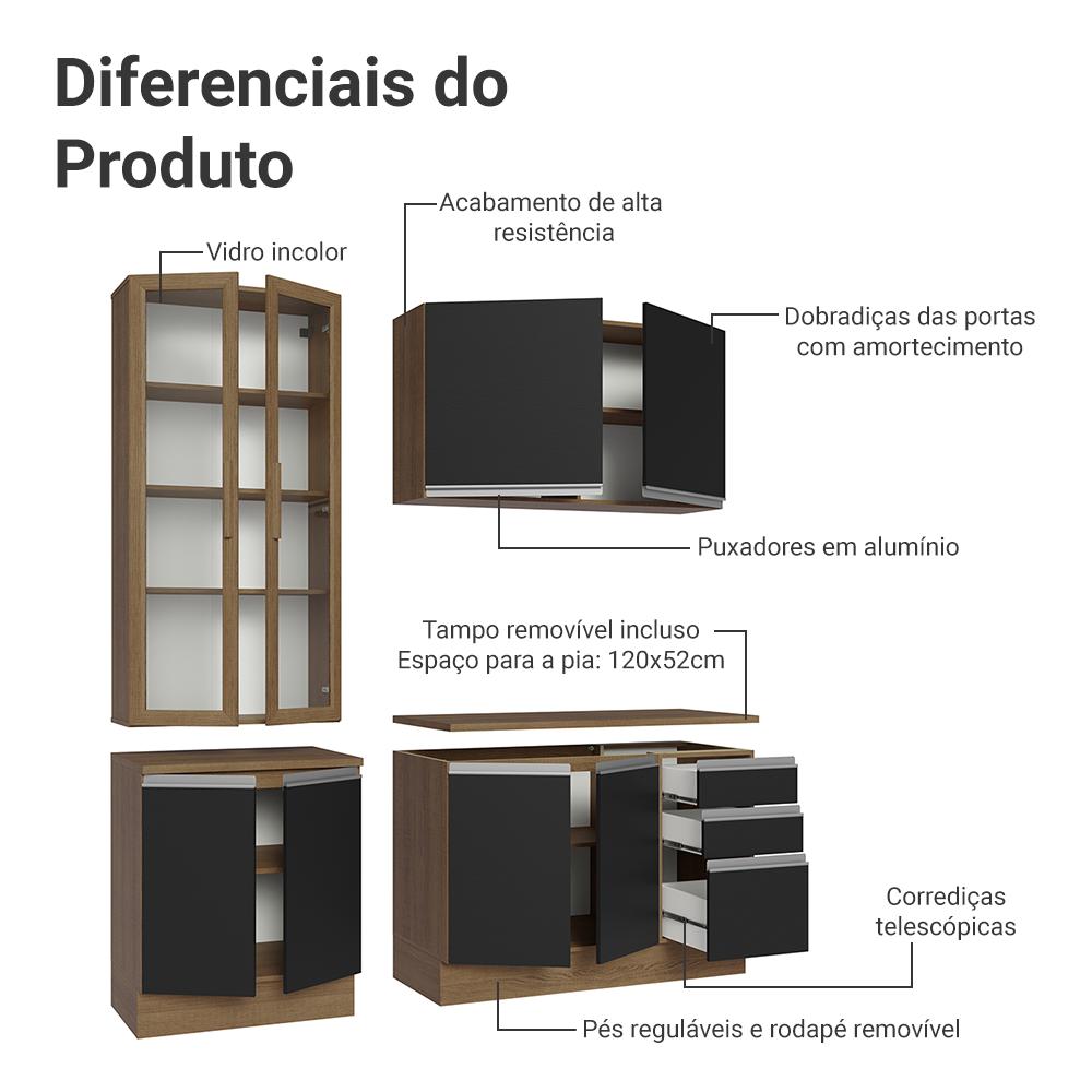 Foto 5 | Cocina Integral Completa Modular Madesa Glamy 190cm Mn 05