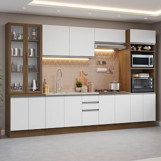 Foto 2 | Cocina Integral Completa Armario De Vidrio Madesa Glamy Mb 1