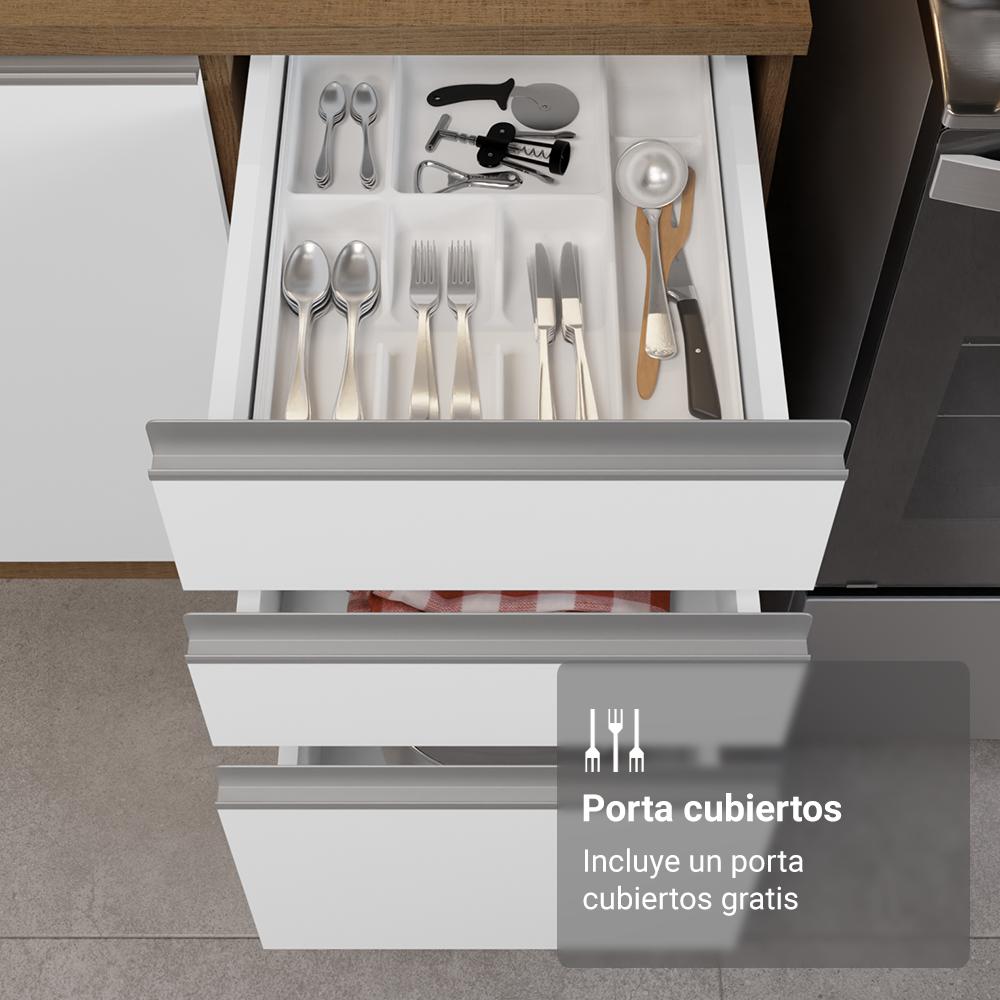 Foto 9 pulgar | Cocina Integral Completa Armario De Vidrio Madesa Glamy Mb 1