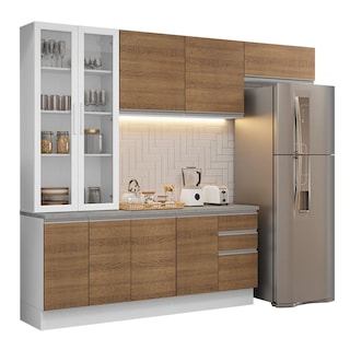 Foto 1 | Cocina Integral Completa Armario De Vidrio Madesa Glamy Bm16