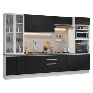 Foto 1 | Cocina Integral Completa Armario De Vidrio Madesa Glamy Bn 1