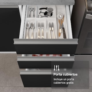 Foto 8 | Cocina Integral Completa Armario De Vidrio Madesa Glamy Bn 1