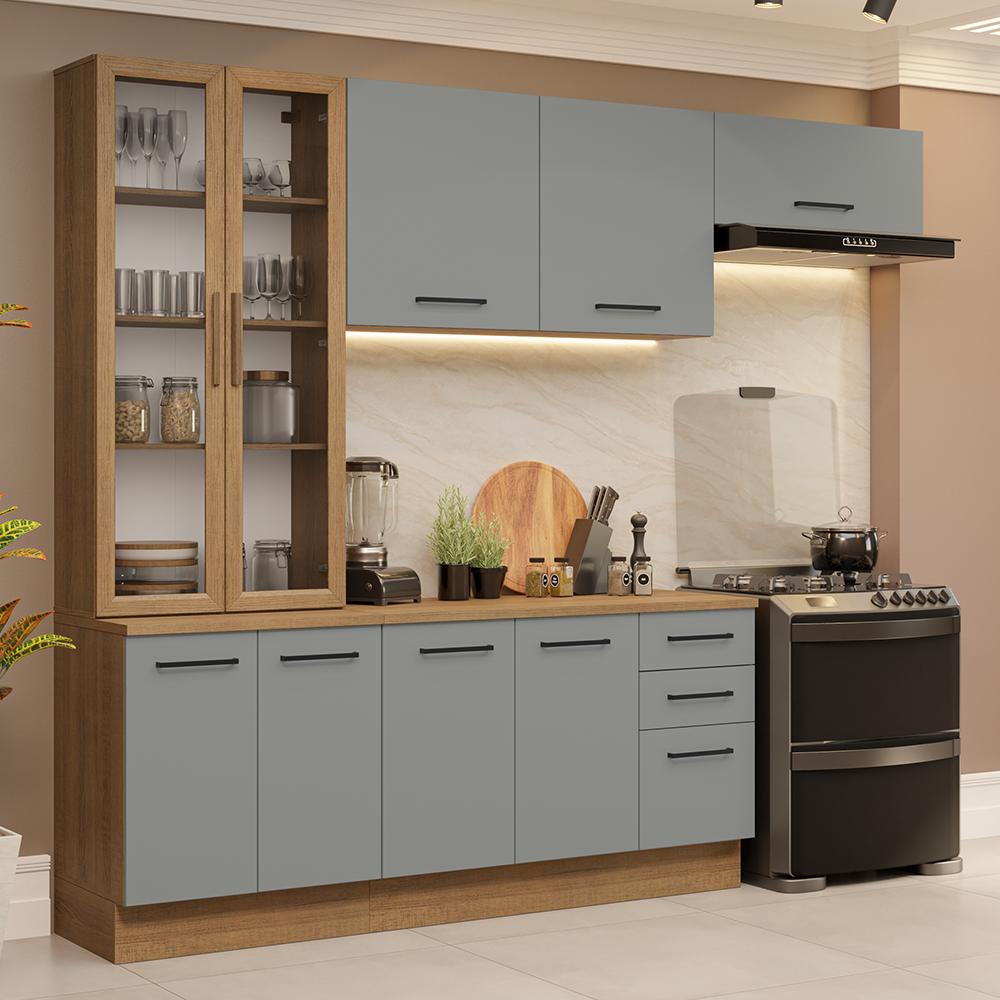 Foto 3 pulgar | Cocina Integral Completa Modular Madesa Agata 270cm Mg 11