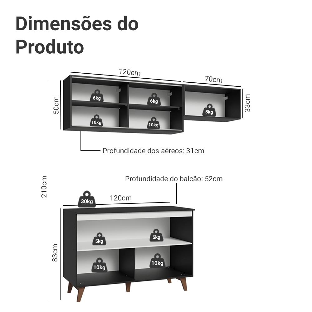 Foto 4 pulgar | Cocina Integral Completa Modular Madesa Reims 190cm Nn 09