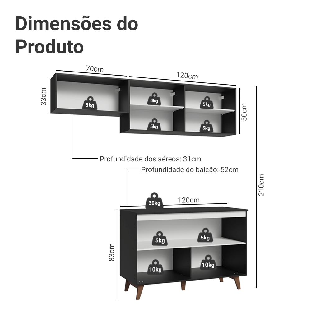 Foto 3 | Cocina Integral Completa Modular Madesa Reims 190cm Nn 08
