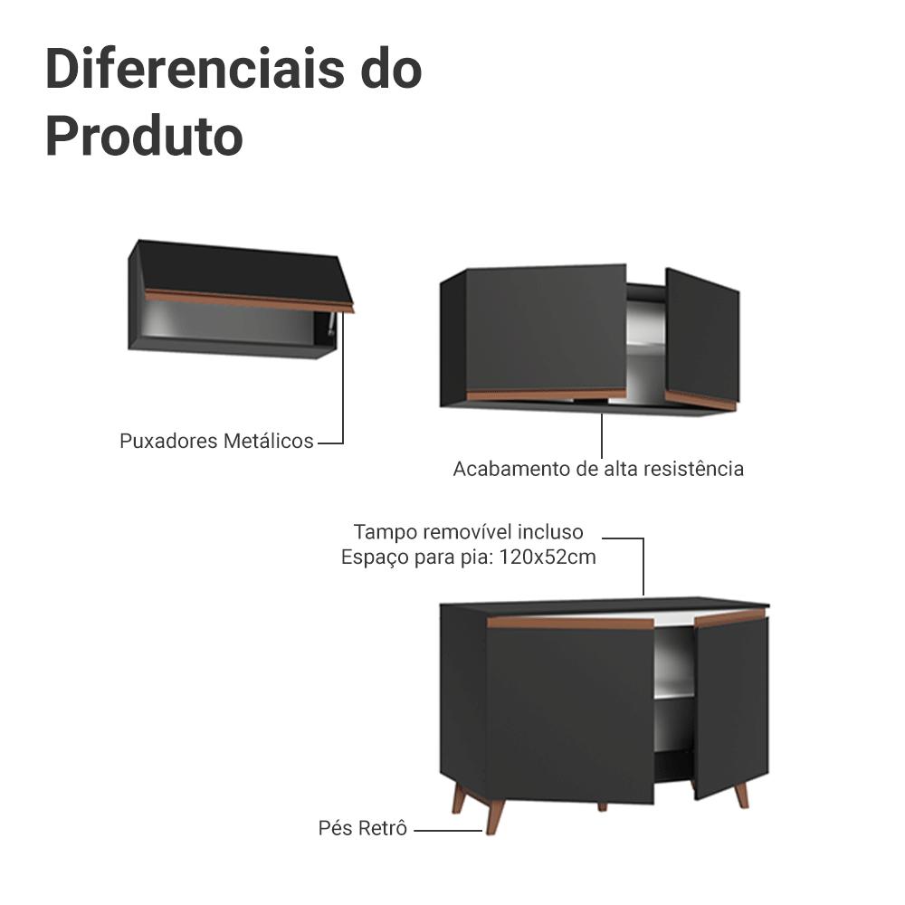 Foto 5 pulgar | Cocina Integral Completa Modular Madesa Reims 190cm Nn 08