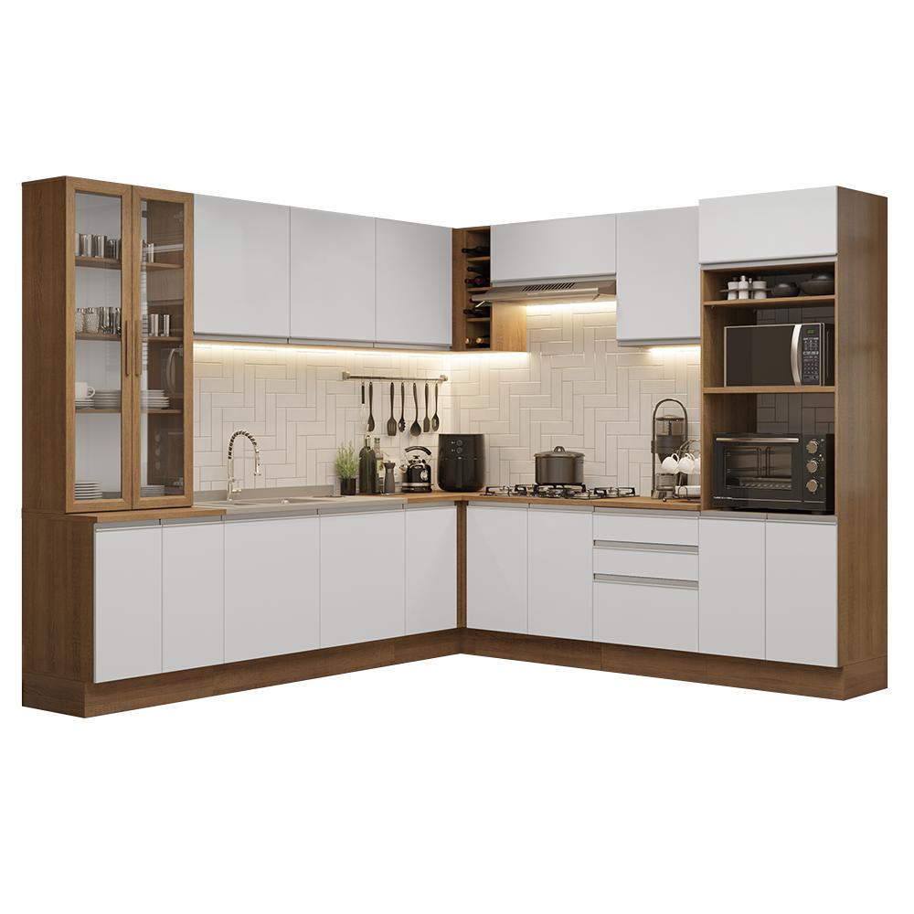 Foto 1 | Cocina Integral Completa Armario De Vidrio Madesa Lux Mb 02