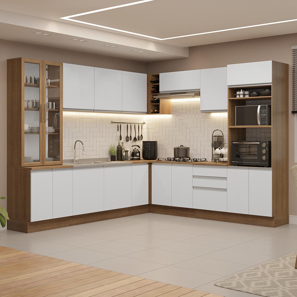 Foto 3 pulgar | Cocina Integral Completa Armario De Vidrio Madesa Lux Mb 02