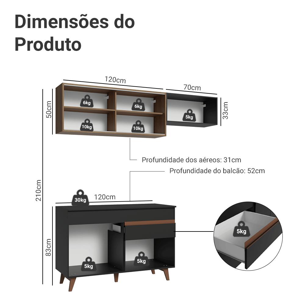 Foto 3 | Cocina Integral Completa Modular Madesa Reims 190cm Nm 05