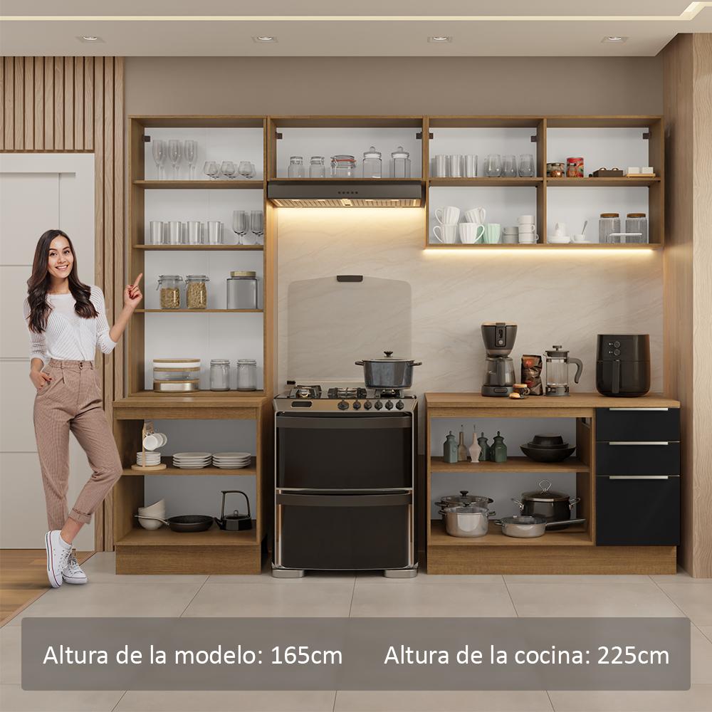 Foto 5 | Cocina Integral Completa Armario De Vidrio Madesa Lux Mn 04