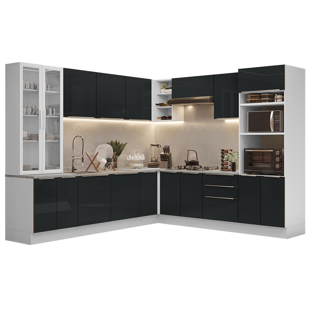 Foto 1 | Cocina Integral Completa Armario De Vidrio Madesa Lux Bn 01