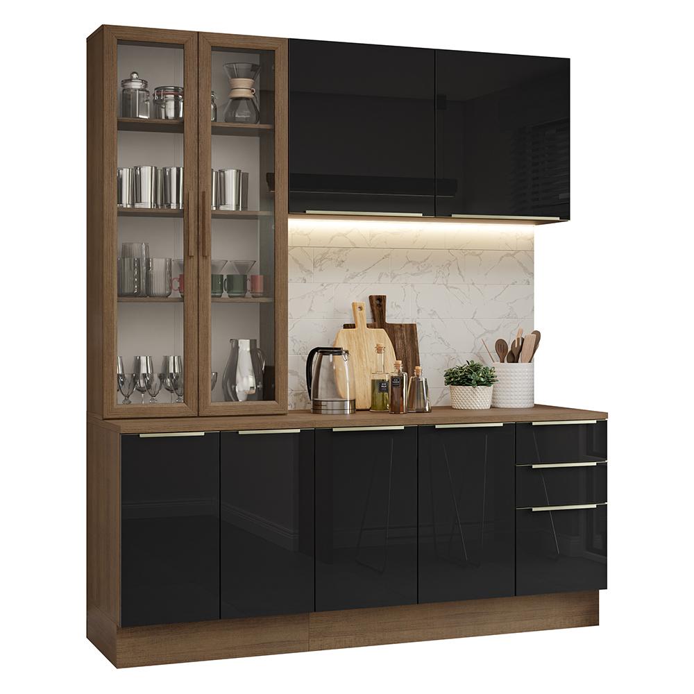Foto 1 | Cocina Integral Completa Armario De Vidrio Madesa Lux Mn 02