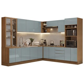 Foto 1 | Cocina Integral Completa Armario De Vidrio Madesa Lux Mg 01