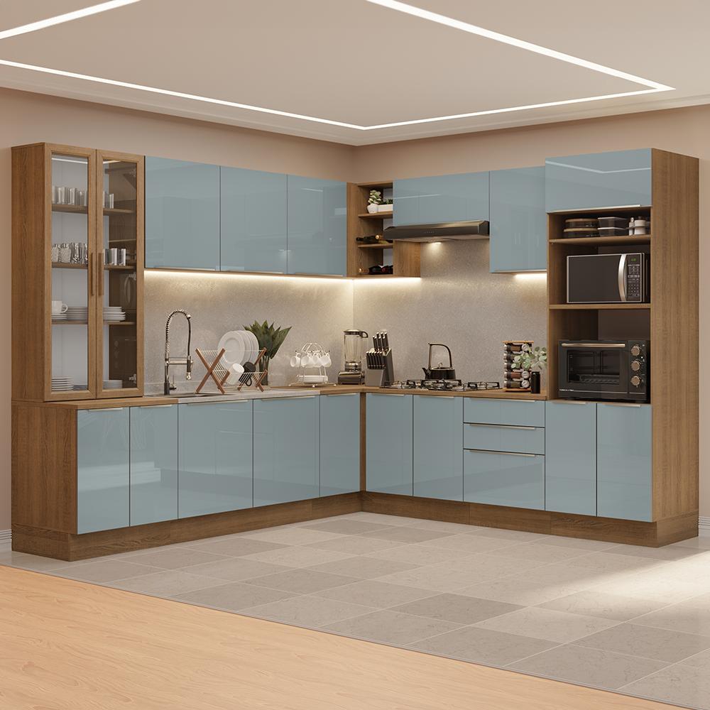 Foto 2 | Cocina Integral Completa Armario De Vidrio Madesa Lux Mg 01