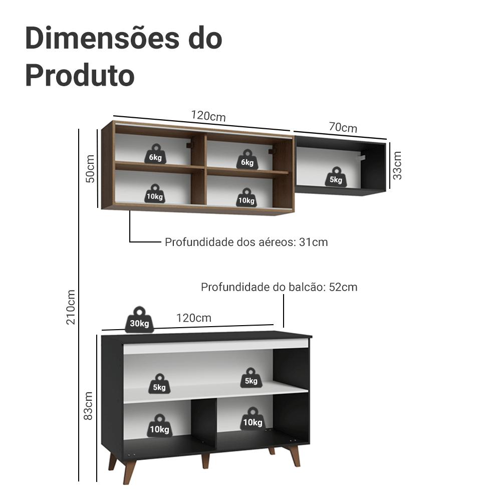 Foto 3 | Cocina Integral Completa Modular Madesa Reims 190cm Nm 09