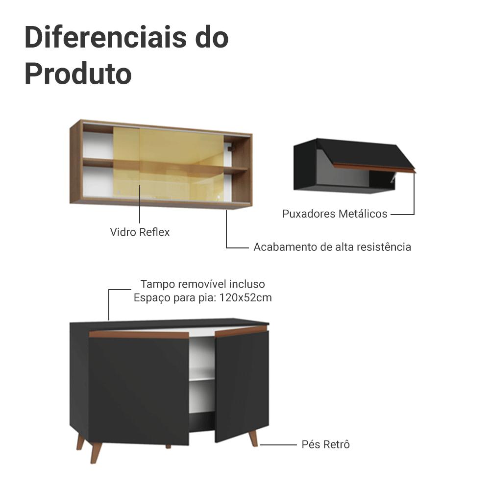 Foto 5 pulgar | Cocina Integral Completa Modular Madesa Reims 190cm Nm 09
