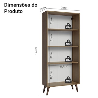Foto 3 | Mueble Armario De Vidrio Madesa 2 Puertas Con Pies Mm 02