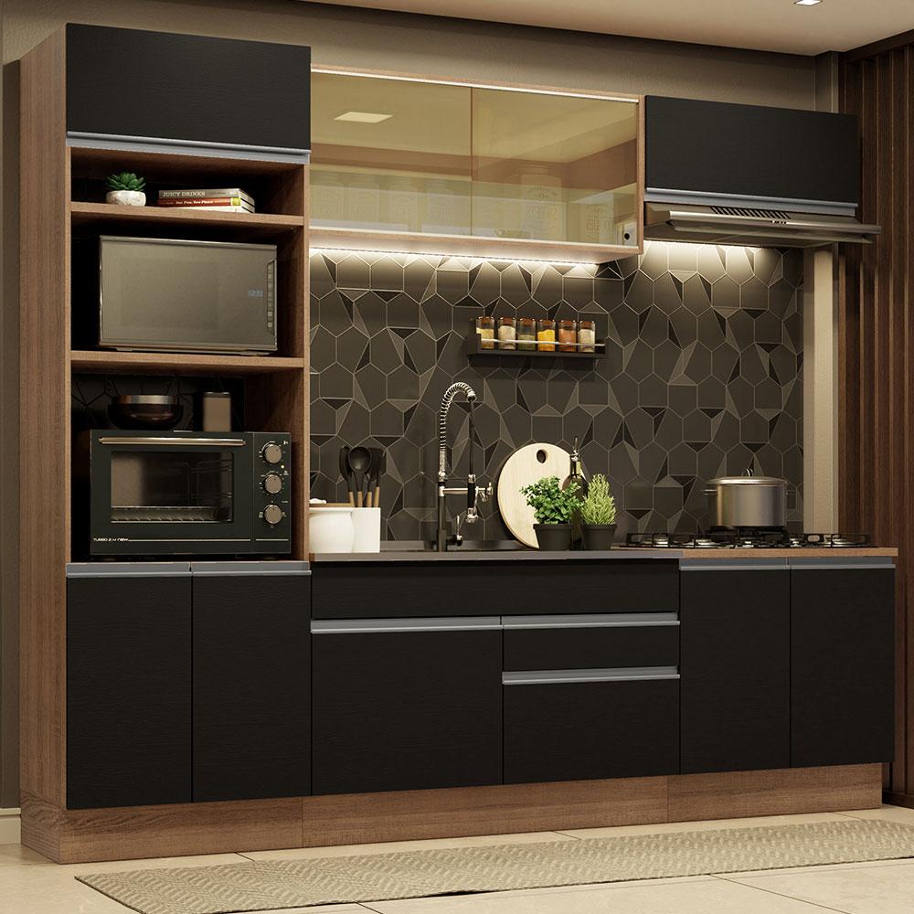 Foto 3 pulgar | Cocina Integral Completa Modular Madesa Glamy 270cm Mn 07